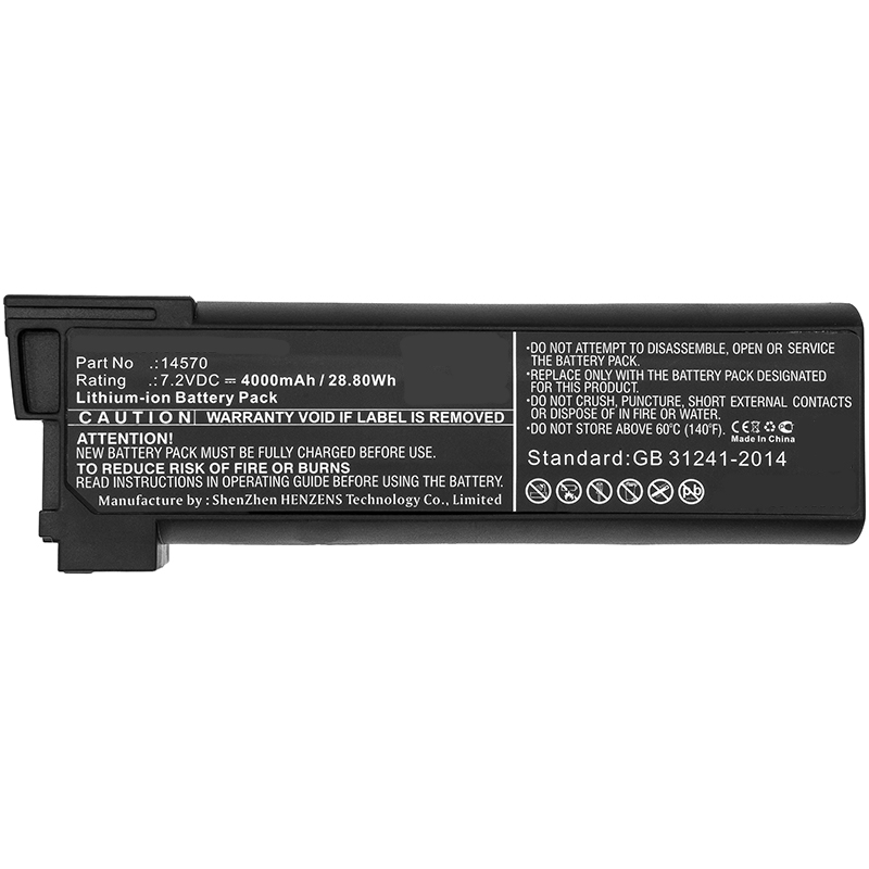 Synergy Digital Vacuum Cleaners Battery, Compatiable with iRobot 14570 Vacuum Cleaners Battery (7.2V, Li-ion, 4000mAh)