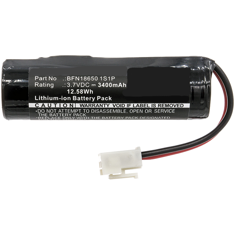 Synergy Digital Vacuum Cleaners Battery, Compatible with Leifheit BFN18650 1S1P Vacuum Cleaners Battery (3.7V, Li-ion, 3400mAh)