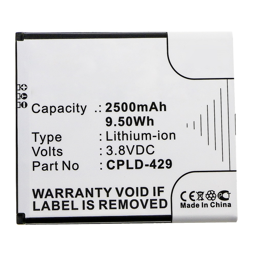 Synergy Digital Wifi Hotspot Battery, Compatible with Sprint CPLD-429 Wifi Hotspot Battery (Li-ion, 3.8V, 2500mAh)