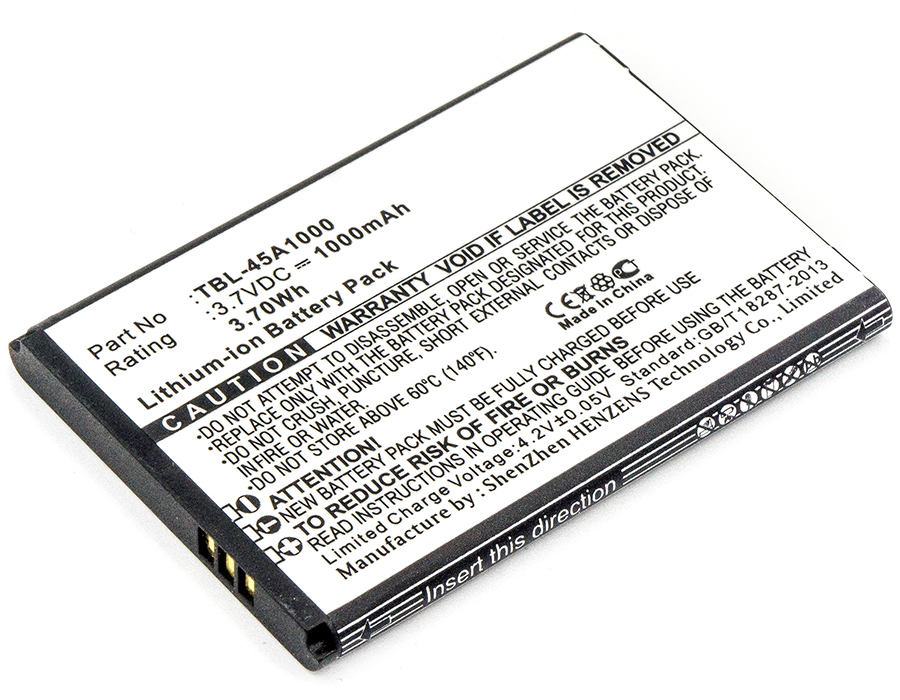 Synergy Digital Wifi Hotspot Battery, Compatible with TP-Link TBL-45A1000 Wifi Hotspot Battery (Li-ion, 3.7V, 1000mAh)