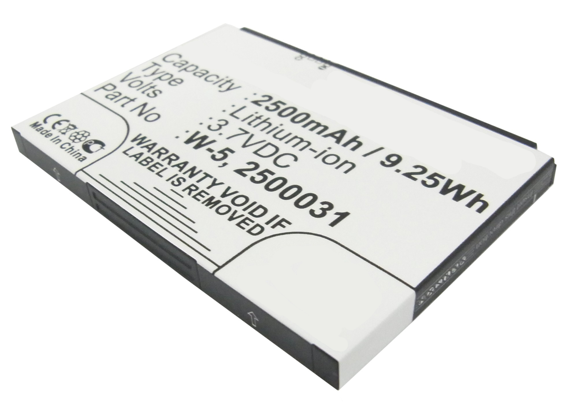 Synergy Digital Wifi Hotspot Battery, Compatible with Sprint W-5 Wifi Hotspot Battery (Li-ion, 3.7V, 2500mAh)