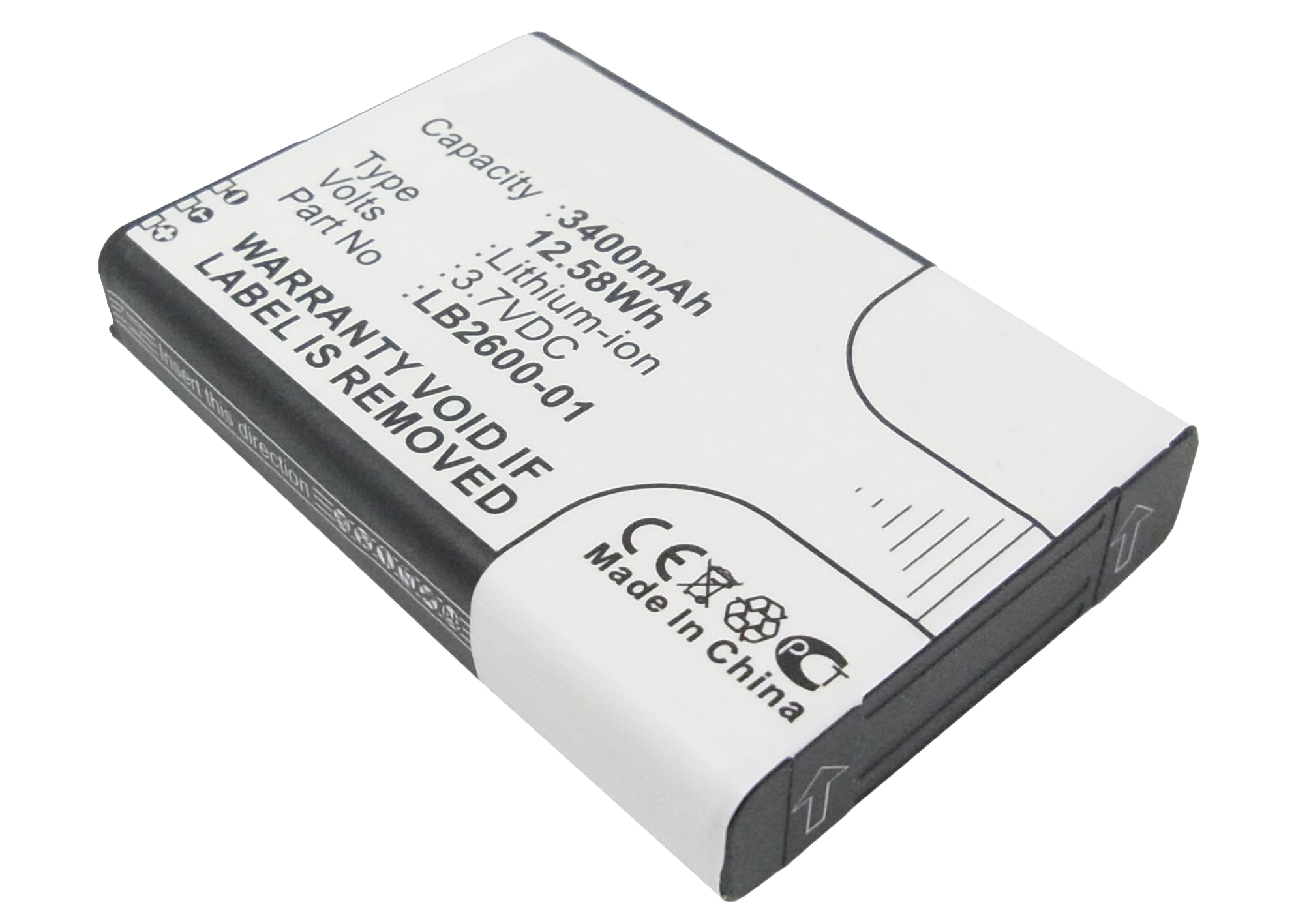 Synergy Digital Wifi Hotspot Battery, Compatible with 4G Systems LB2600-01 Wifi Hotspot Battery (Li-ion, 3.7V, 3400mAh)