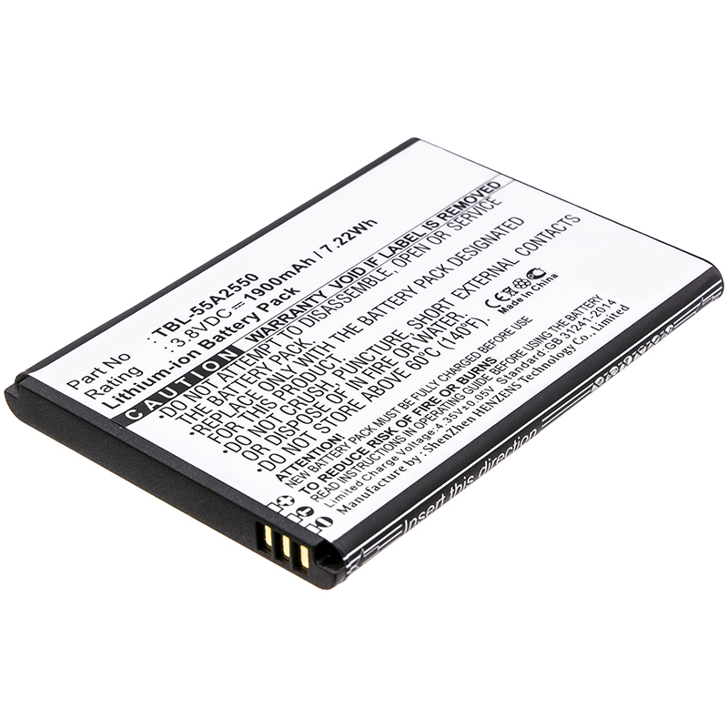 Synergy Digital Wifi Hotspot Battery, Compatible with TP-Link TBL-55A2550 Wifi Hotspot Battery (Li-ion, 3.8V, 1900mAh)