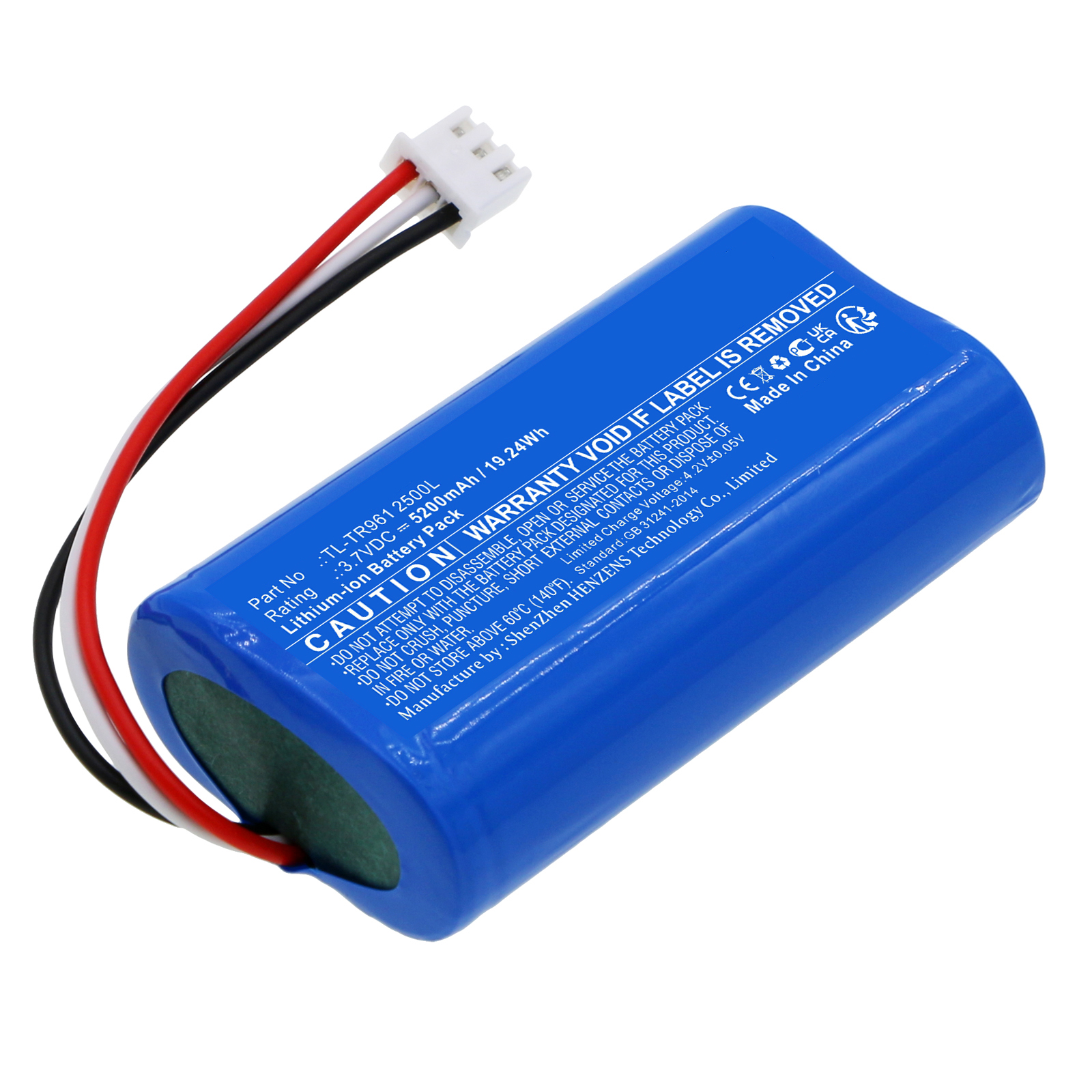 Synergy Digital Wifi Hotspot Battery, Compatible with TP-Link TL-TR961 5200L Wifi Hotspot Battery (Li-ion, 3.7V, 5200mAh)