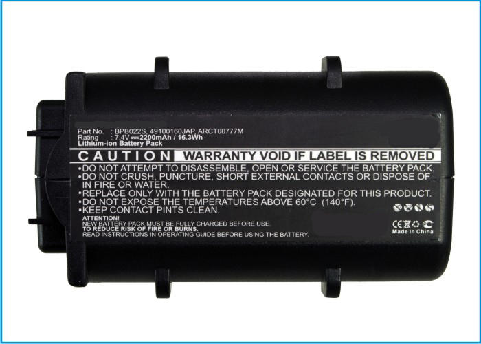 Synergy Digital Cable Modem Battery, Compatiable with ARRIS 49100160JAP, ARCT00777M, BPB022S, BPB024, BPB024H, BPB026S Cable Modem Battery (7.4V, Li-ion, 2200mAh)