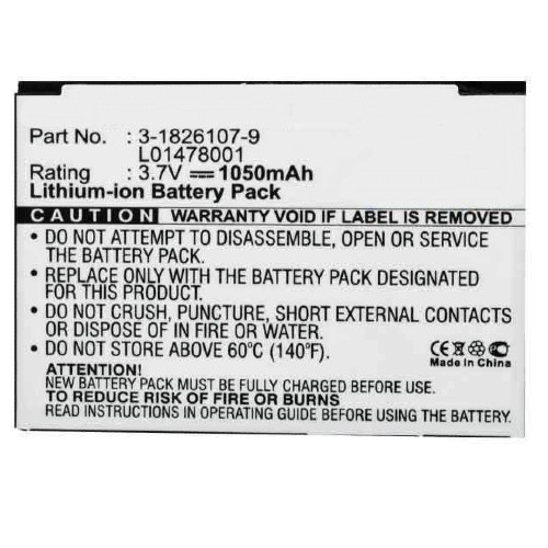 Synergy Digital Wifi Hotspot Battery, Compatiable with Novatel Wireless 3-1826107-9, 40115114.00, L01478001 Wifi Hotspot Battery (3.7V, Li-ion, 1050mAh)