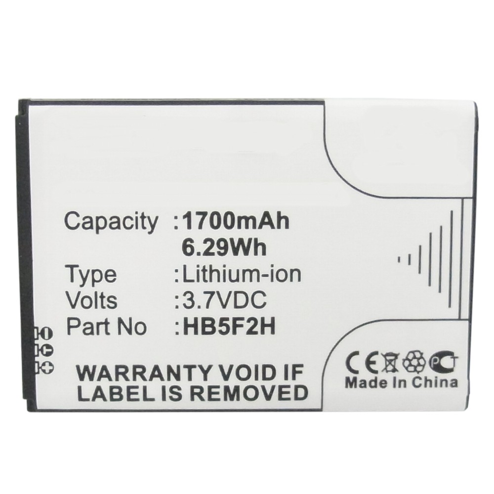 Synergy Digital Hotspot Battery, Compatible with Huawei E5330, E5330Bs-2, E5336, E5336Bs-2, E5372, E5373, E5375, E5377, E5377S-32, EC5377, MDM9625 Hotspot Battery (3.7, Li-ion, 1700mAh)