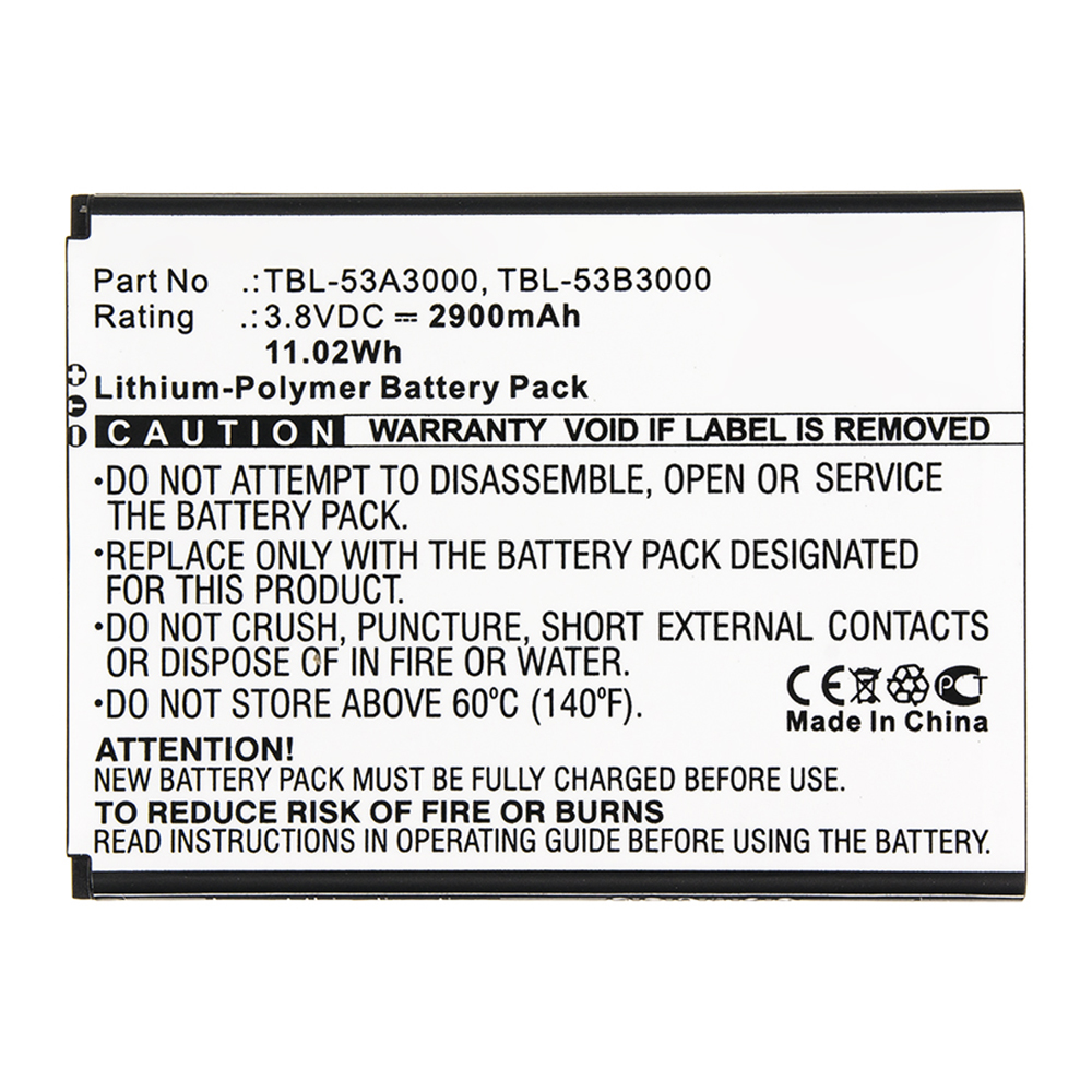 Synergy Digital Wifi Hotspot Battery, Compatible with TP-Link TBL-53A3000 Wifi Hotspot Battery (Li-Pol, 3.8V, 2900mAh)