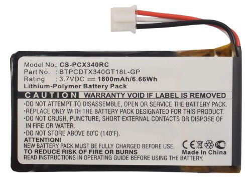 Synergy Digital Wifi Hotspot Battery, Compatible with Sprint BTPCDTX340GT18L-GP Wifi Hotspot Battery (Li-Pol, 3.7V, 1800mAh)