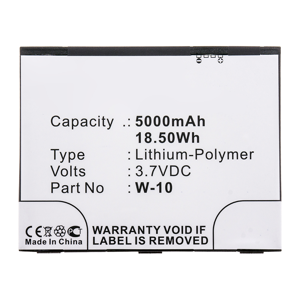 Synergy Digital Wifi Hotspot Battery, Compatible with Netgear W-10 Wifi Hotspot Battery (Li-Pol, 3.7V, 5000mAh)