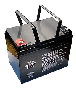 SLA33-12 Alakaline Battery - Rechargeable Ultra High Capacity (Alakaline 12V 35000mAh) - Replacement For 12V 35Ah SLA Rhino Battery