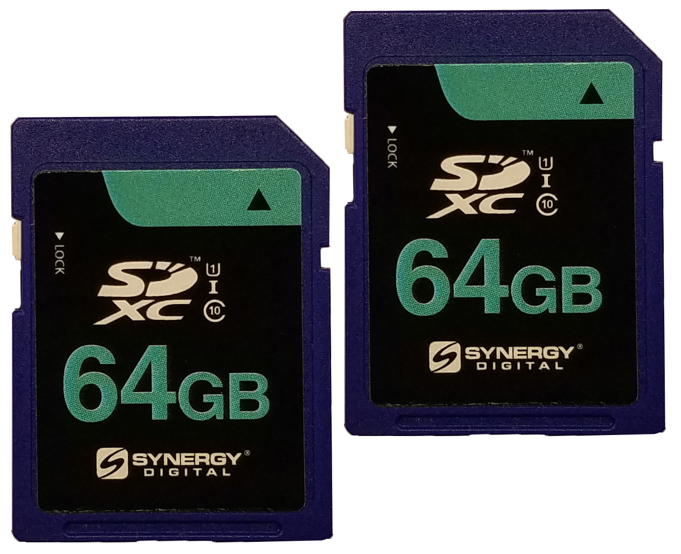 2x 64GB Secure Digital Class 10 Extreme Capacity (SDXC) Memory Card (2 Pack)