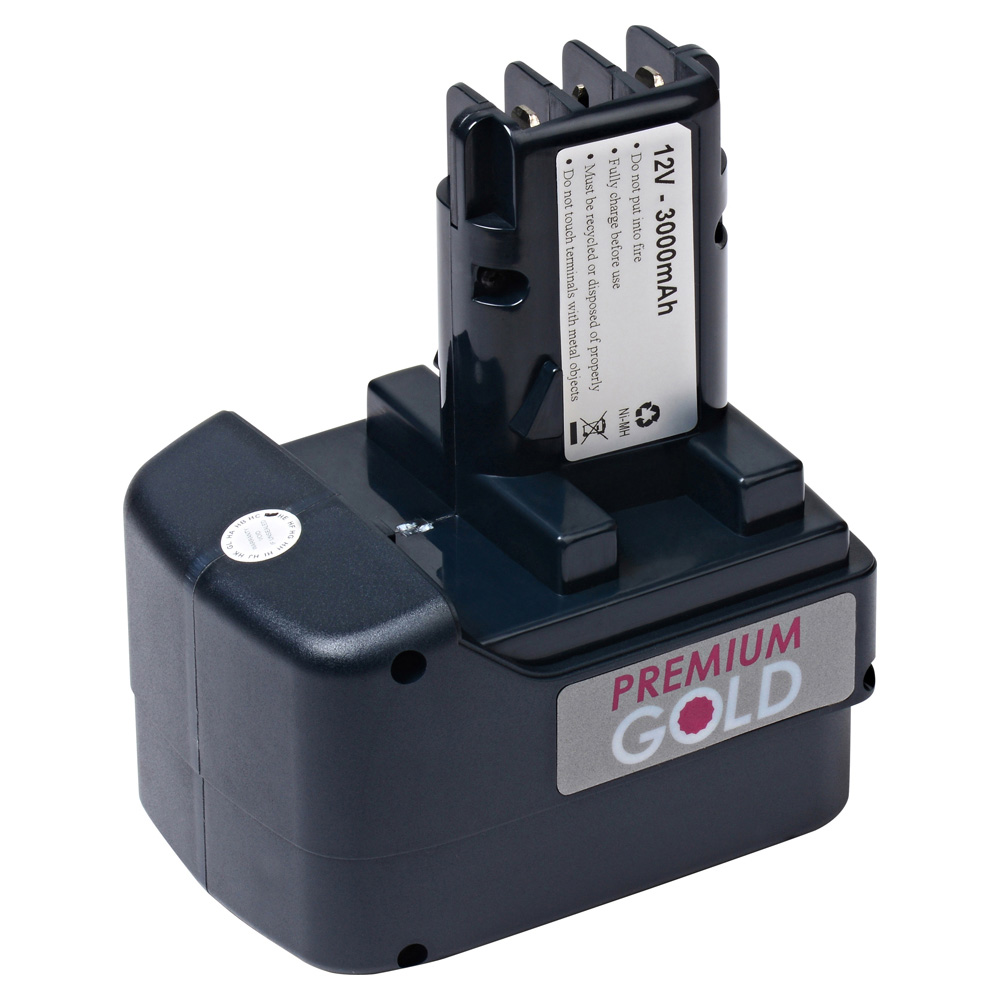 TOOL-82 Ultra High Capacity (Ni-MH, 12V, 2500 mAh) Battery - Replacement for Metabo - 6.31729, Metabo - 6.31747, Metabo - 6.31748, Metabo - 6.31776 Batteries