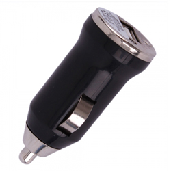 USB Car Charger DC Power Adapter - Black