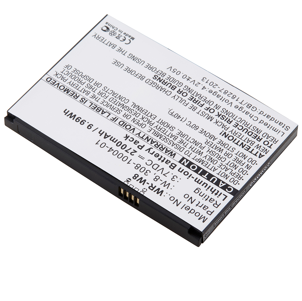 WR-W8 Ultra High Capacity (Li-Ion, 3.7V, 2700 mAh) Battery, Replacement for Netgear - 308-10004-01, Netgear - W-8 Batteries
